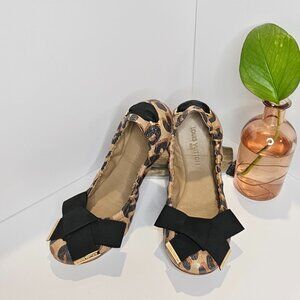 Chic LV ballerine flats leopard print US 6